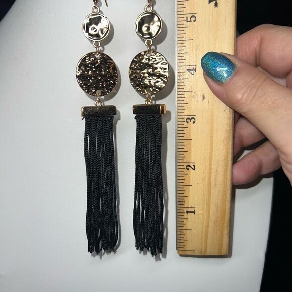 Boho Long Tassel earrings - Picture 3 of 6
